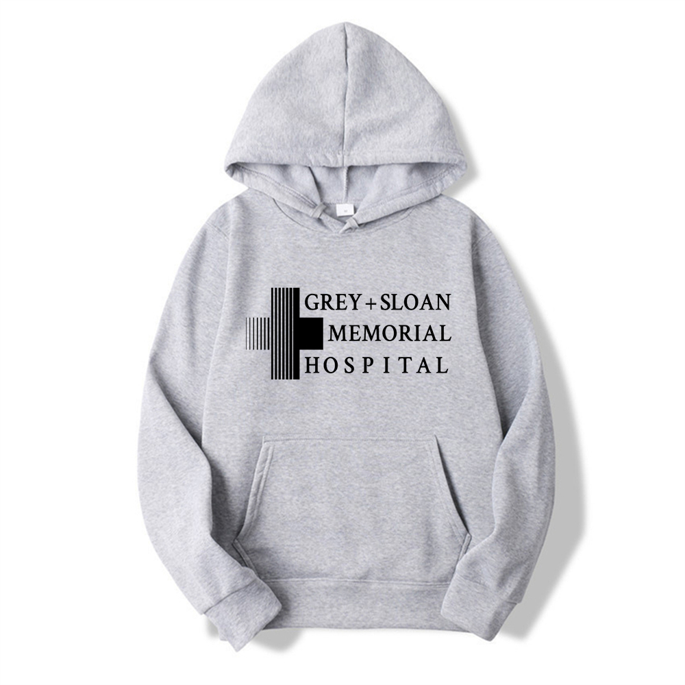 Anime Merch Hoodie - Grey's Anatomy Hoodie Grey Sloan Memorial