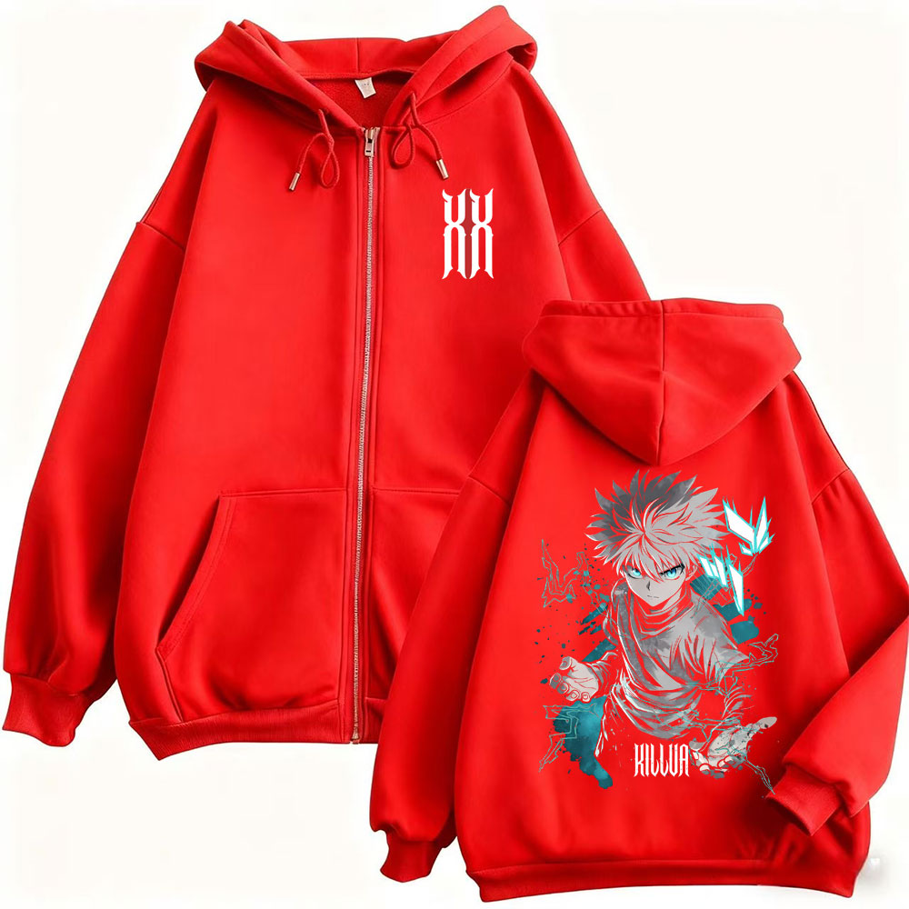 Anime Hunter X Hunter Killua Z - Anime Merch Hoodie ulasan dan harga
