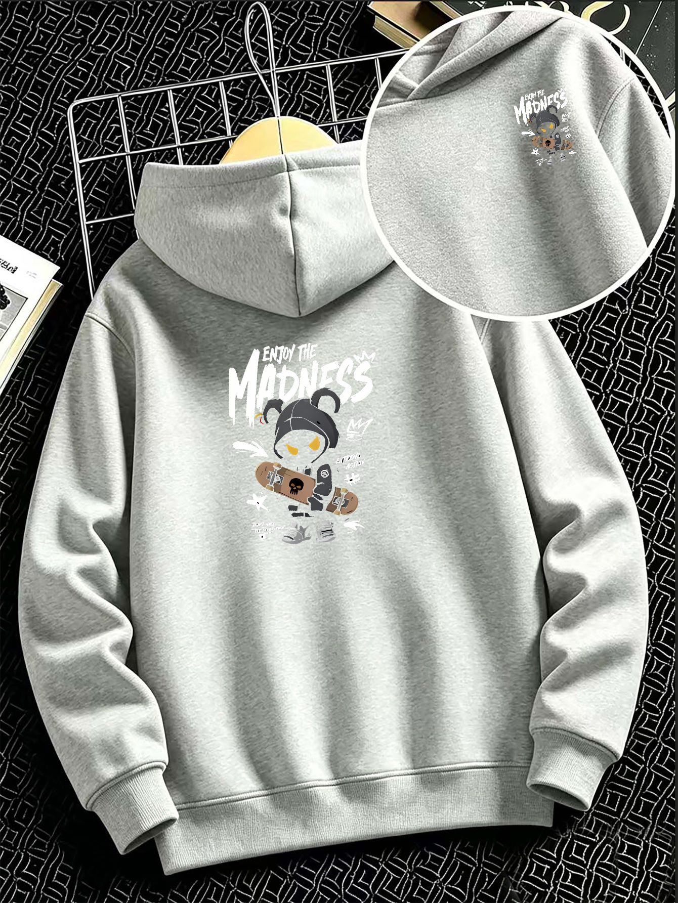 Boys' Fashion Hoodie: A Loose- - Anime Merch Hoodie ulasan dan harga