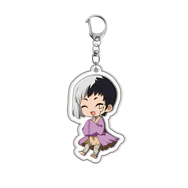 Dr Stone Senku Ishigami Kohaku - Anime Merchandise Keychains ulasan dan harga