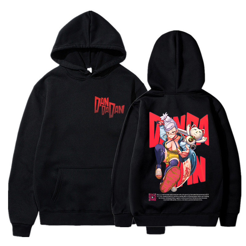 Dandadan Ayase Momo Okarun Gra - Anime Merch Hoodie ulasan dan harga