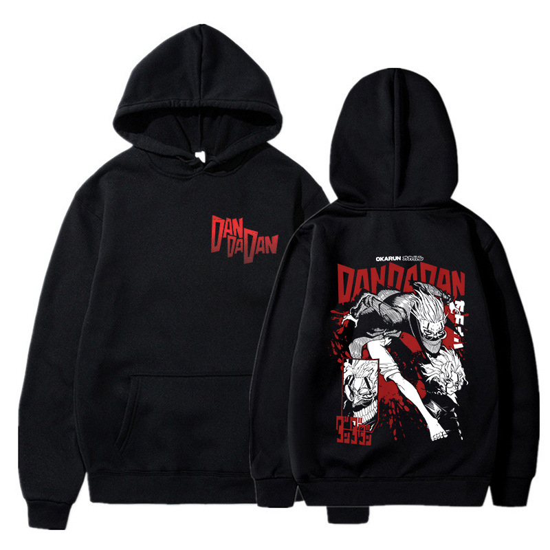 Dandadan Ayase Momo Okarun Gra - Anime Merch Hoodie ulasan dan harga