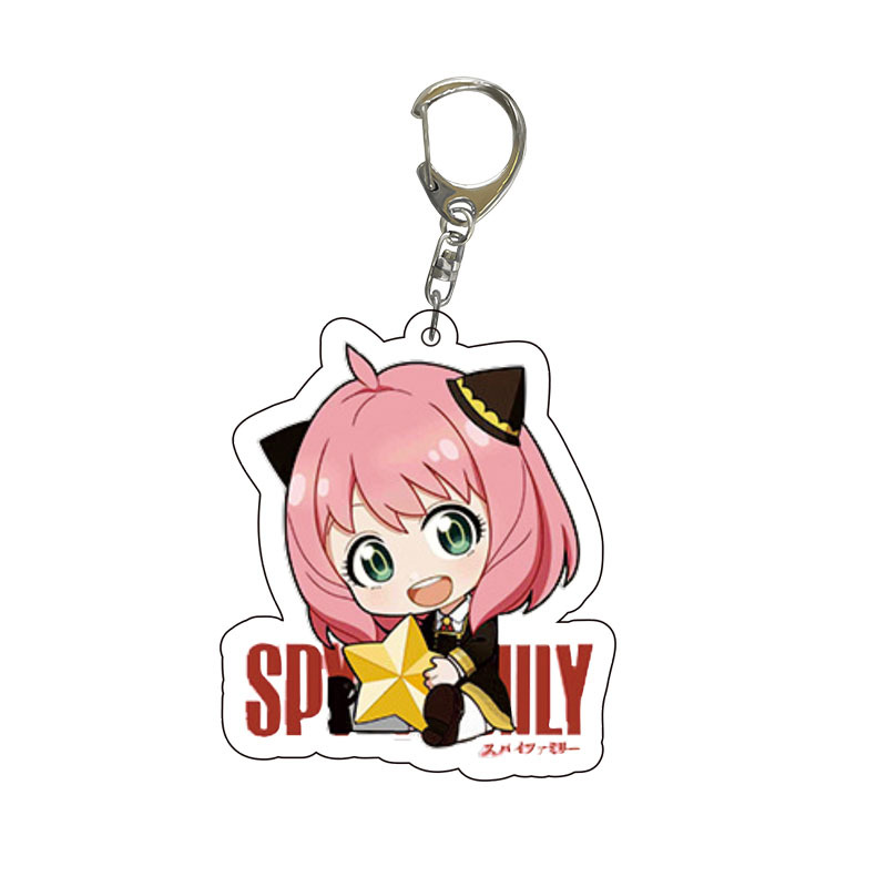 Spy x Family Acrylic Keychain  - Anime Merchandise Keychains ulasan dan harga
