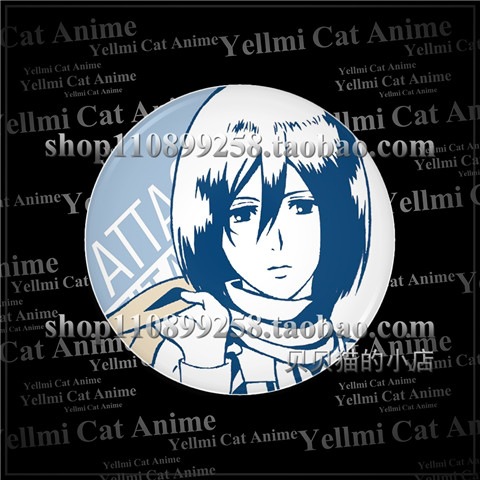 Attack on Titan Levi Ackerman  - Anime Merchandise Keychains ulasan dan harga
