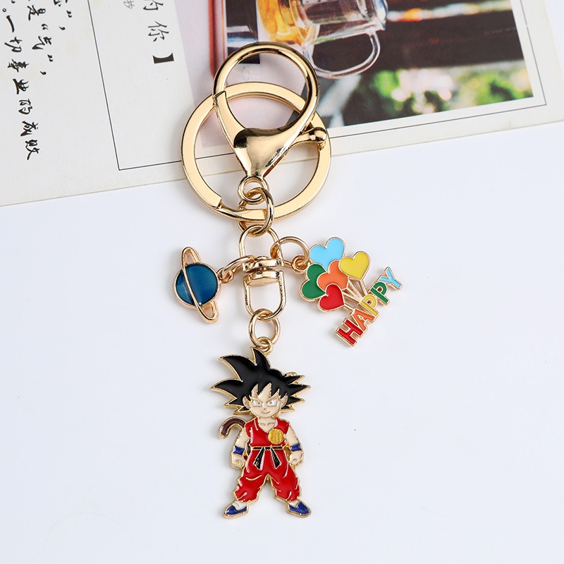 New Cartoon Dragon Ball Series - Anime Merchandise Keychains ulasan dan harga