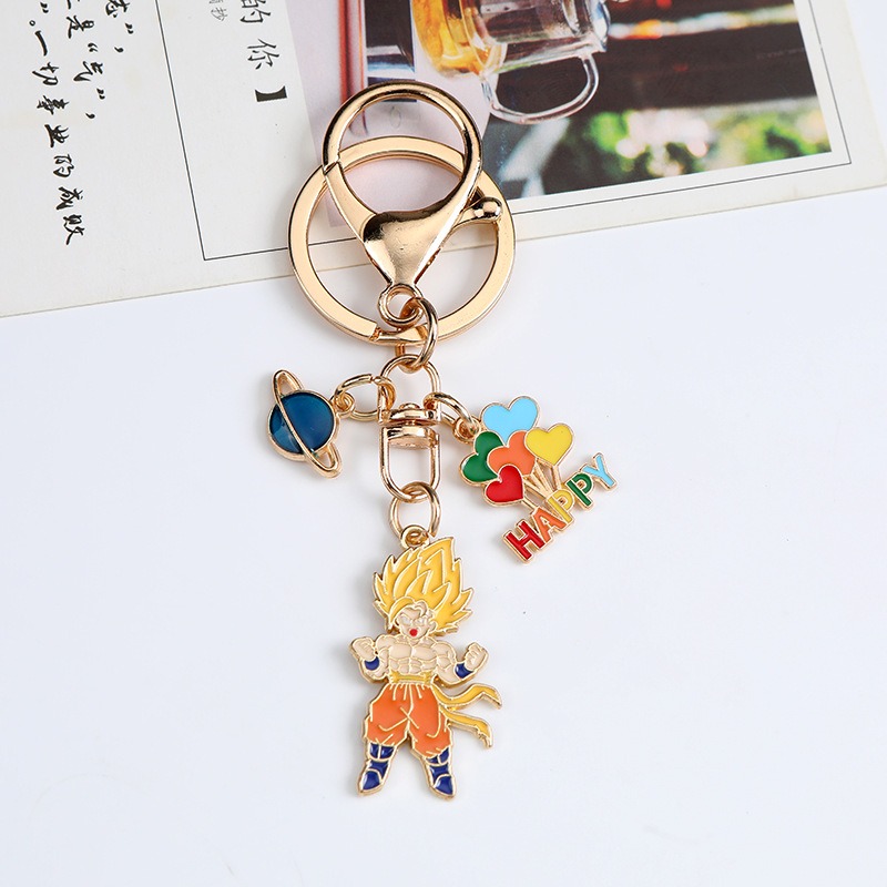 New Cartoon Dragon Ball Series - Anime Merchandise Keychains ulasan dan harga