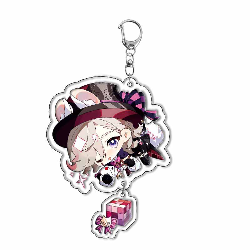 Genshin Impact Traveler Wander - Anime Merchandise Keychains ulasan dan harga