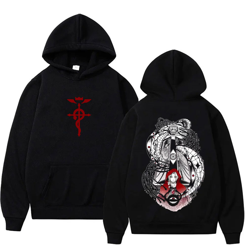 Hot Japanese Anime Fullmetal A - Anime Merch Hoodie ulasan dan harga