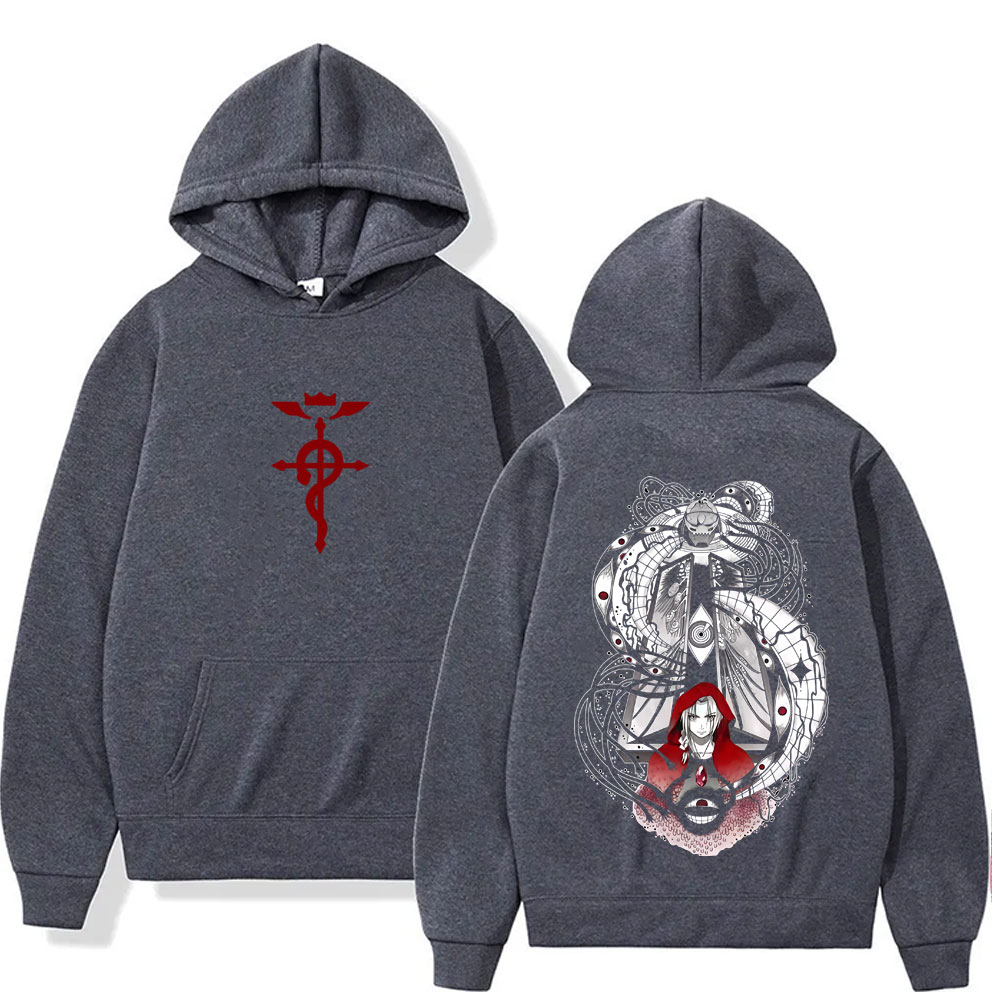 Hot Japanese Anime Fullmetal A - Anime Merch Hoodie ulasan dan harga