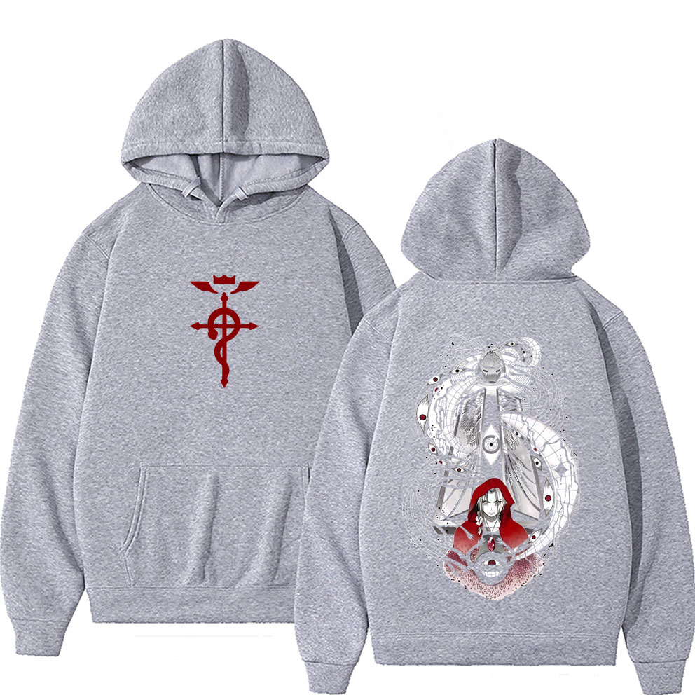Hot Japanese Anime Fullmetal A - Anime Merch Hoodie ulasan dan harga