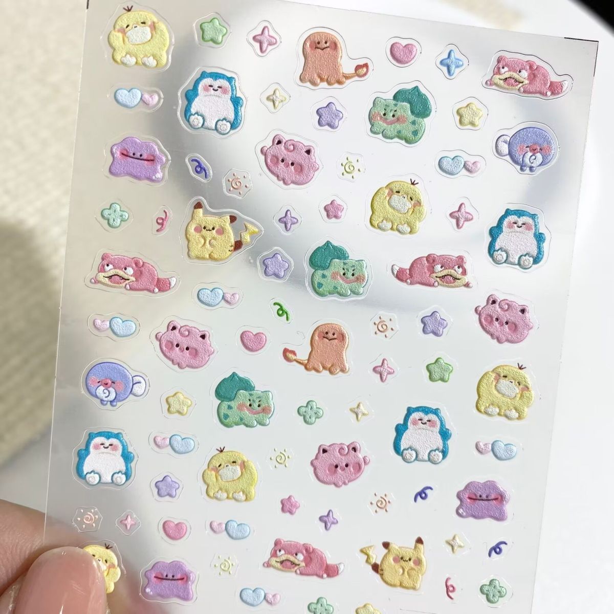 Pokemon Pikachu Nail Stickers  - Anime Merchandise Nepal ulasan dan harga