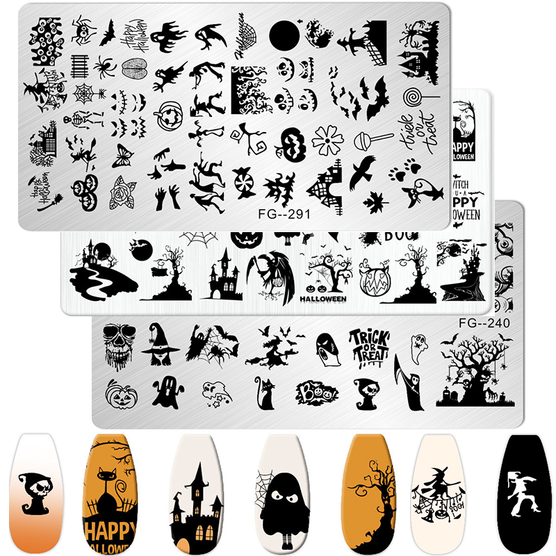 Cartoon Halloween Nail Art Sta - Anime Merchandise Nepal ulasan dan harga