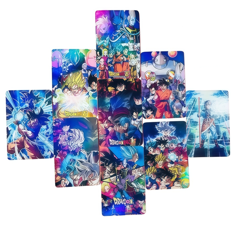 50pcs Dragon Ball holographic  - Anime Merchandise Box ulasan dan harga
